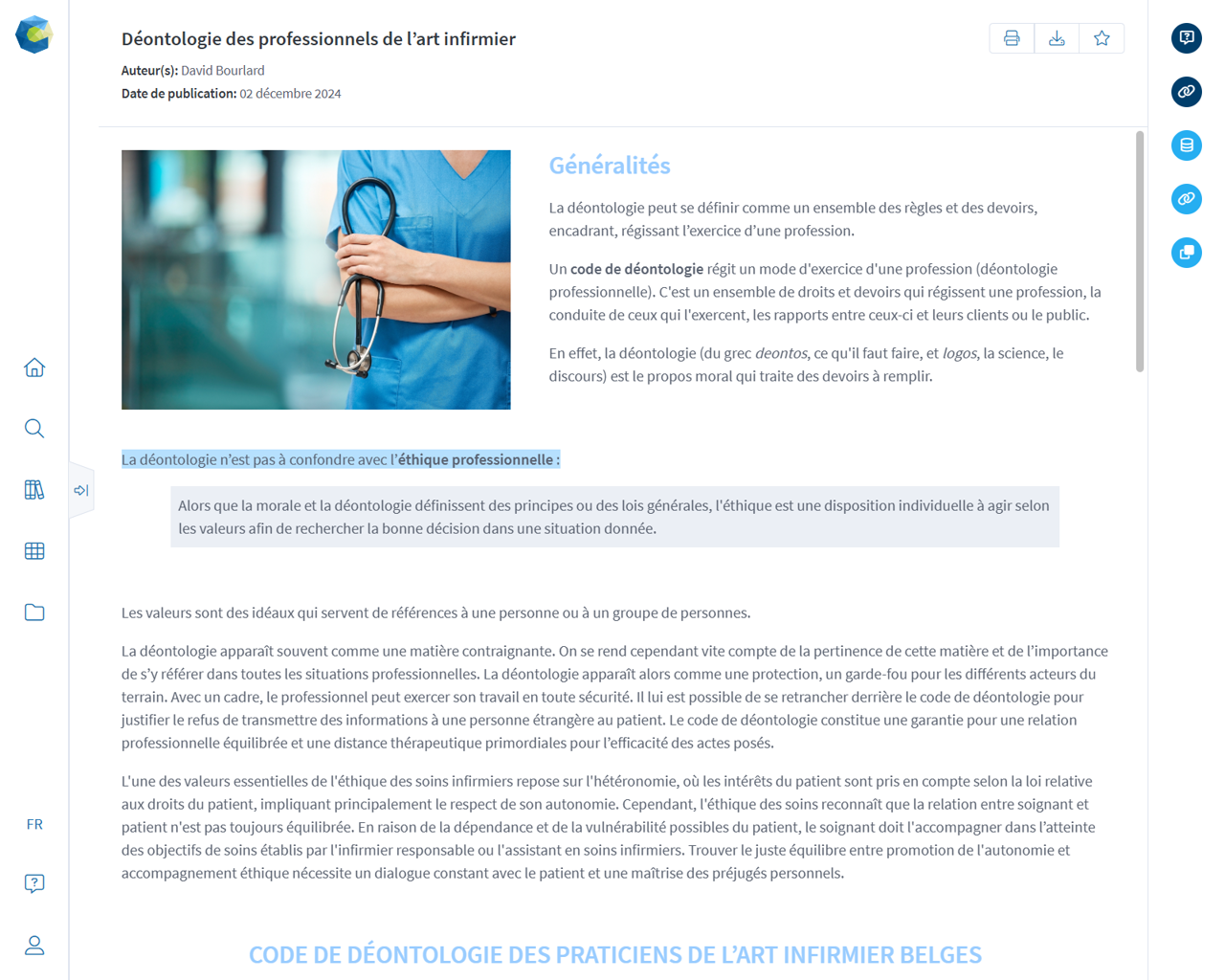 Myportal.Vandenbroeleconnect.Be Contenu Highlights Detail 720858519162595092 Deontologie Des Professionnels De Lart Infirmier(Mes Dimensions)
