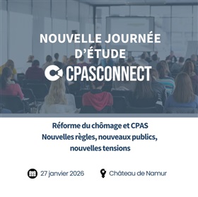 Ne ratez pas notre journée d'étude sur la réforme du chômage ce 27 janvier prochain !